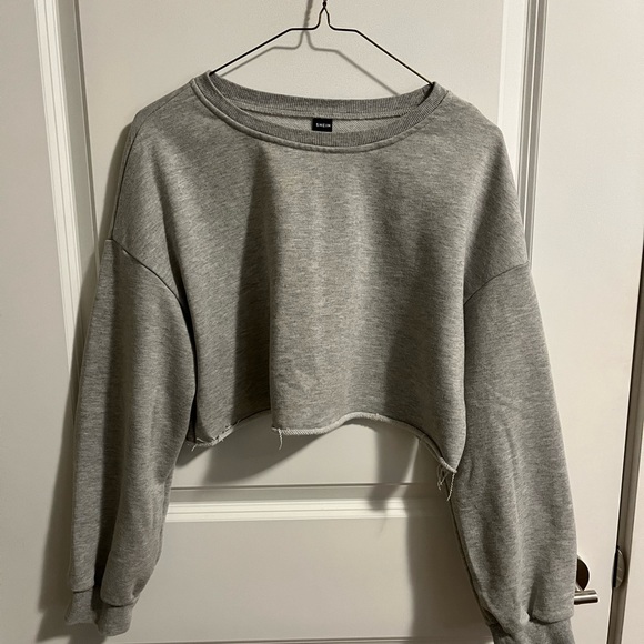 Grey crop sweater - Picture 1 of 2